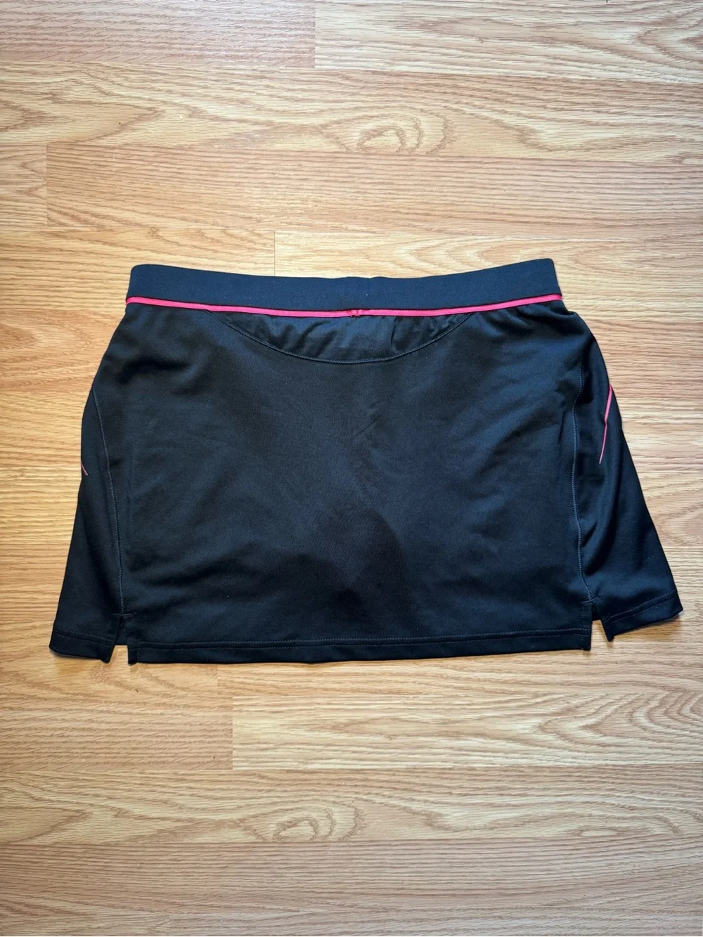 Adidas Black and Pink Tennis Skirt